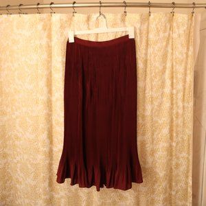 J. Crew Holiday Collection Pleated Midi Skirt